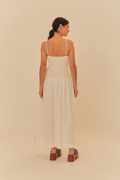 vestido cropped decote irregular