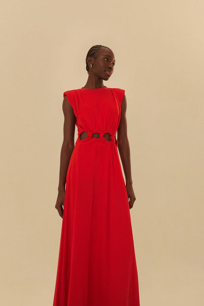 vestido cropped nós